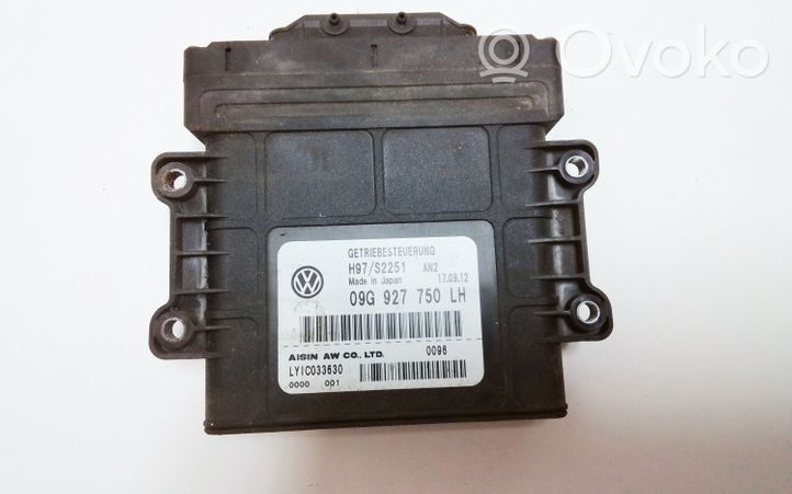 Volkswagen PASSAT B7 USA Vaihdelaatikon ohjainlaite/moduuli 09G927750LH