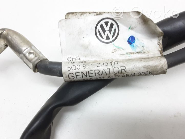 Volkswagen Golf VII Wires (generator/alternator) 5Q0971230DT