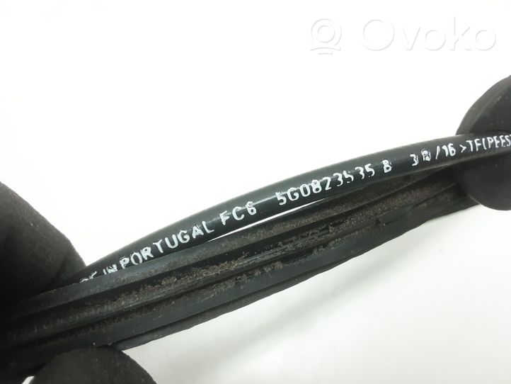 Volkswagen PASSAT B8 Engine bonnet/hood lock release cable 5G0823535B