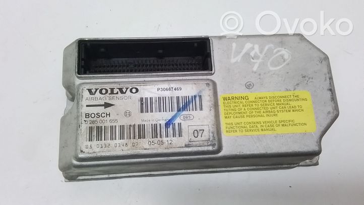 Volvo XC70 Oro pagalvių valdymo blokas 30667469