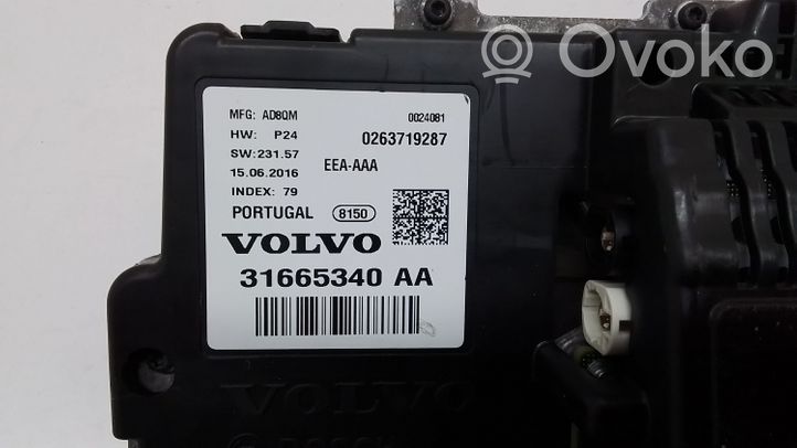 Volvo XC90 Tachimetro (quadro strumenti) 31665340AA