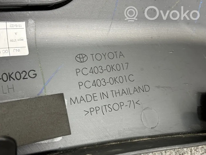 Toyota Hilux VIII Lokasuojan lista (muoto) PC403-0K017