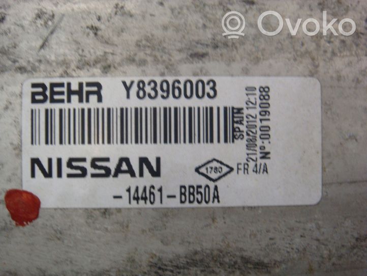 Nissan Qashqai Refroidisseur intermédiaire 14461BB50A