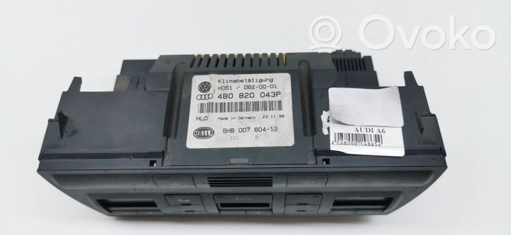 Audi A6 S6 C4 4A Climate control unit 4B0820043P