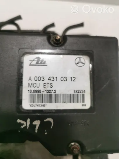 Mercedes-Benz SLK R170 ABS-pumppu A0034310312