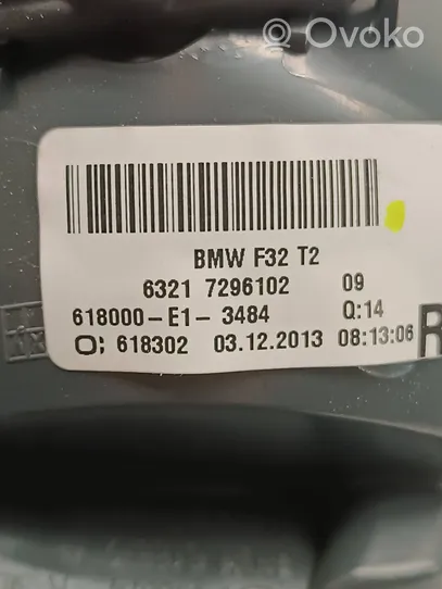BMW 4 F32 F33 Luci posteriori del portellone del bagagliaio 7296102