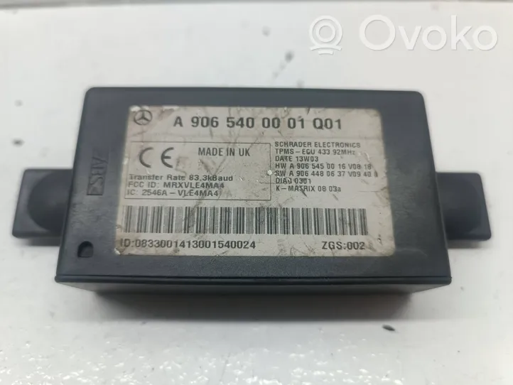 Mercedes-Benz Sprinter W906 Module de pression des pneus A9065400001