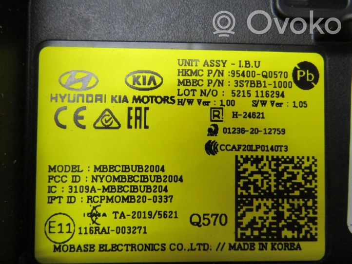 Hyundai Bayon Inne komputery / moduły / sterowniki 95400Q0570