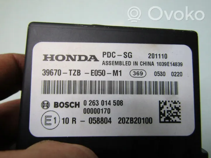 Honda Jazz IV GR Parking PDC control unit/module 39670TZBE050M1