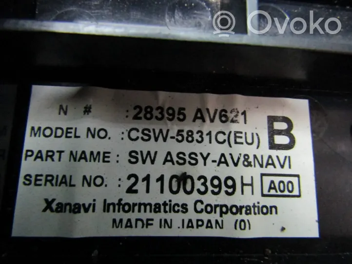 Nissan Primera Unité de contrôle climatique 28395AV621