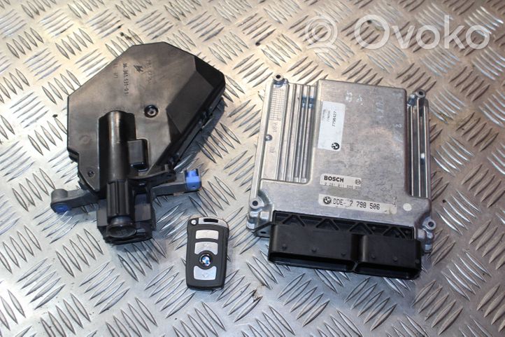 BMW 7 E65 E66 Kit centralina motore ECU e serratura 7798506