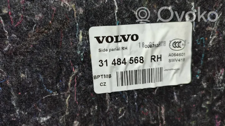 Volvo V40 Panneau, garniture de coffre latérale 31484568