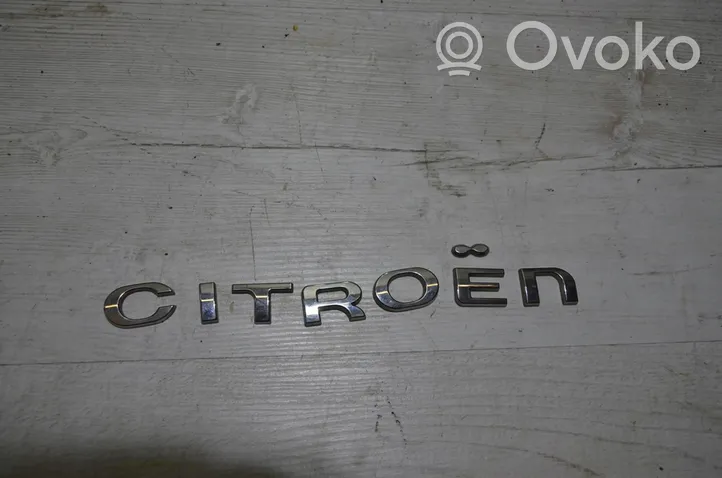 Citroen Berlingo Emblemat / Znaczek tylny / Litery modelu 