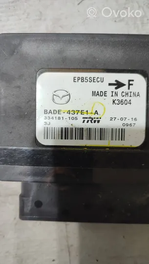 Mazda 3 III Module de commande de frein à main BADE437E1A