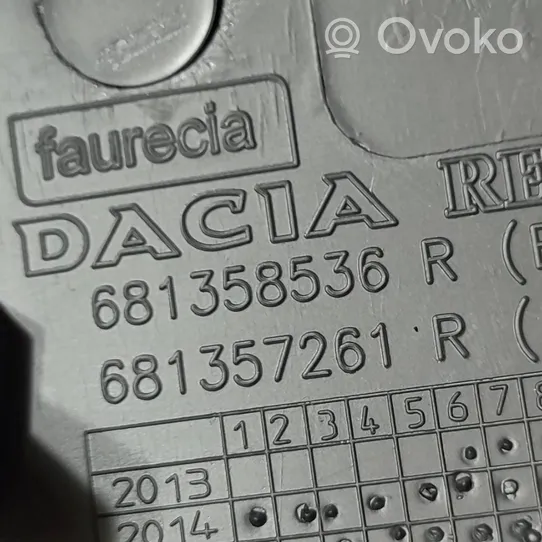 Dacia Duster Kojelaudan sivupäätyverhoilu 681357261R