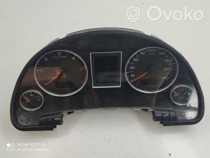 Audi A4 S4 B7 8E 8H Compteur de vitesse tableau de bord 