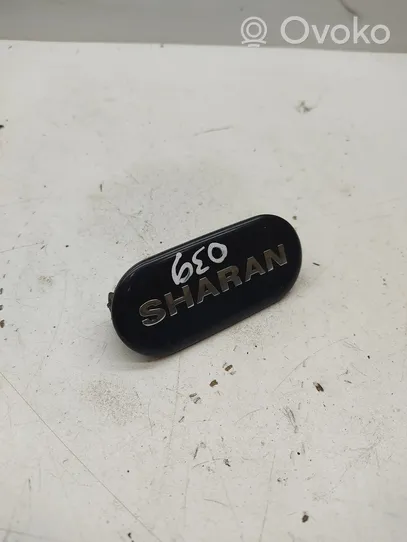 Volkswagen Sharan Fender model badge letters 