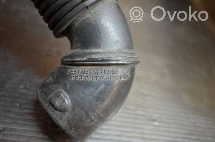 Citroen C3 Rura / Wąż dolotowy powietrza 9639269180