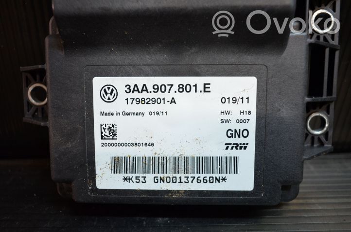 Volkswagen PASSAT B7 Unité de contrôle, module EMF frein arrière 3AA9078001