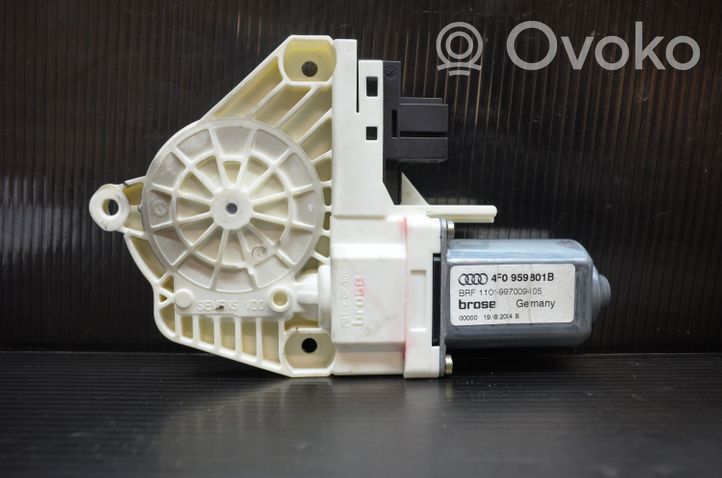 Audi A6 S6 C6 4F Front door window regulator motor 4F0959801