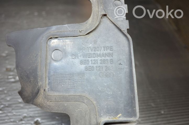 Audi A4 S4 B6 8E 8H Déflecteur d'air de radiateur de refroidissement 8E0121283