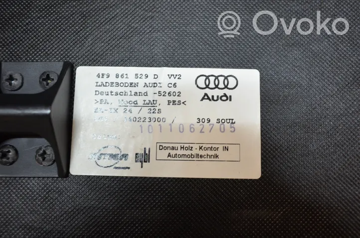 Audi A6 Allroad C6 Bagažinės grindys 4F9861529D