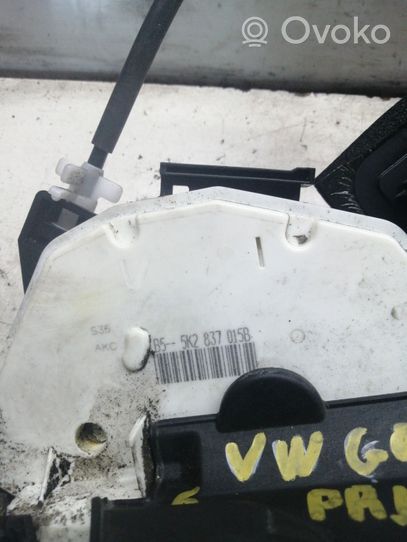 Volkswagen Golf VI Front door lock B55K2837015B