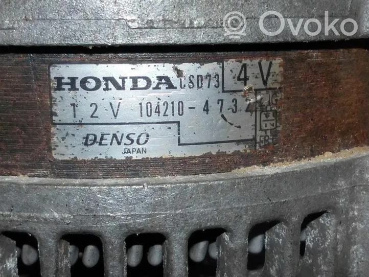 Honda Civic X Generatore/alternatore 104210-4732