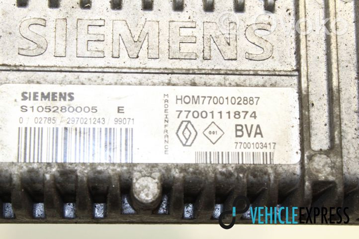 Renault Clio II Module de contrôle de boîte de vitesses ECU 7700111874