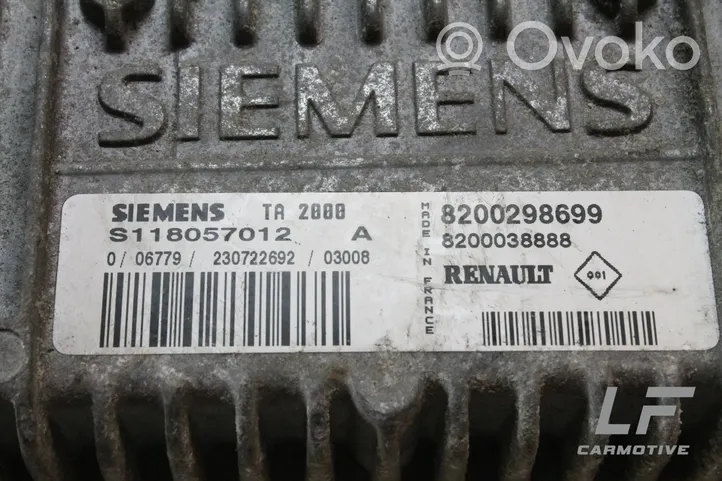 Renault Megane I Module de contrôle de boîte de vitesses ECU 8200298699