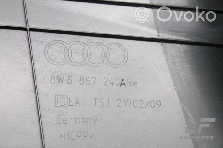 Audi A5 (B) Revêtement de pilier (haut) 8W8867240A