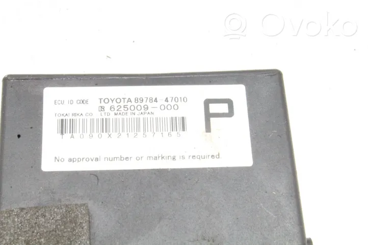 Toyota Prius (XW30) Unité de commande dispositif d'immobilisation 8978447010