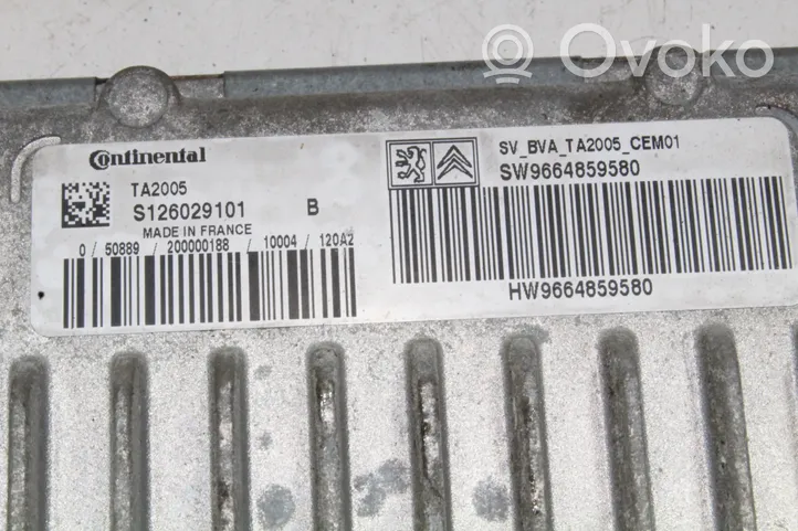 Citroen C4 I Vaihdelaatikon ohjainlaite/moduuli 9664859580