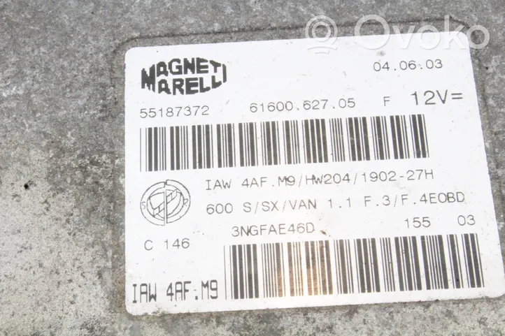 Fiat Seicento/600 Sterownik / Moduł ECU 55187372