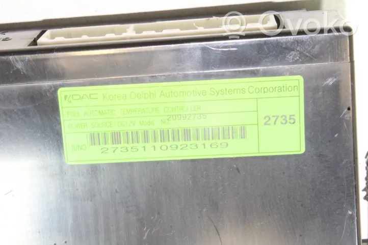 Chevrolet Captiva Przełącznik / Włącznik nawiewu dmuchawy 20992735