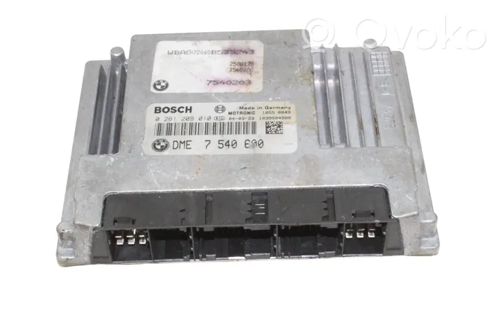 BMW 6 E63 E64 Engine control unit/module 7540600