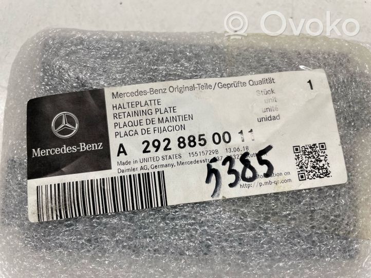 Mercedes-Benz GLE (W166 - C292) Rivestimento del pannello parte angolare del paraurti posteriore A2928850011