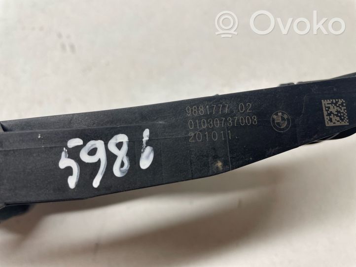 BMW 3 G20 G21 Support extérieur, poignée de porte arrière 9881777