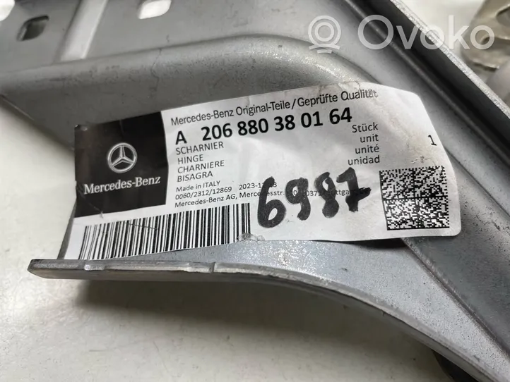 Mercedes-Benz C W206 Charnière, capot moteur 2068803801