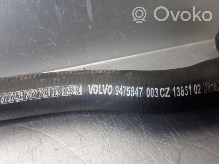 Volvo S60 Heater radiator pipe/hose 9475847