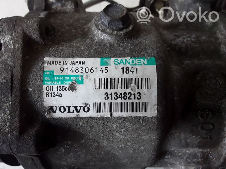 Volvo S60 Ilmastointilaitteen kompressorin pumppu (A/C) 31348213