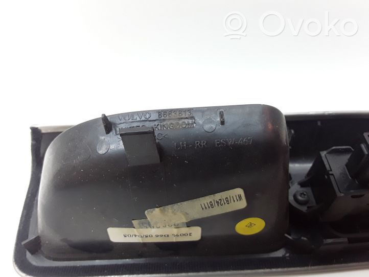 Volvo V50 Support bouton lève vitre porte arrière 30658449