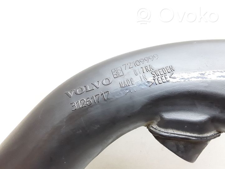 Volvo V70 Tube d'admission de tuyau de refroidisseur intermédiaire 31261717