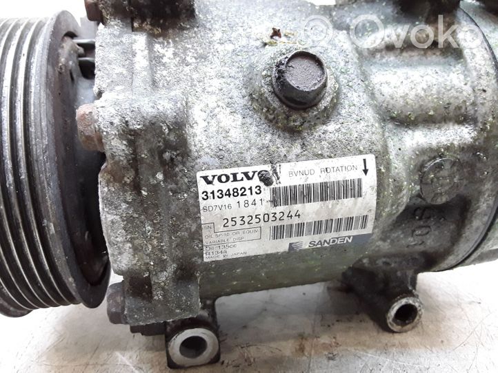 Volvo S60 Ilmastointilaitteen kompressorin pumppu (A/C) 31348213