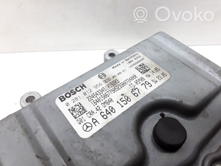 Mercedes-Benz A W169 Calculateur moteur ECU 0281012956