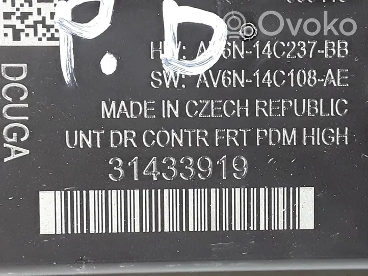 Volvo S60 Oven ohjainlaite/moduuli 31433919