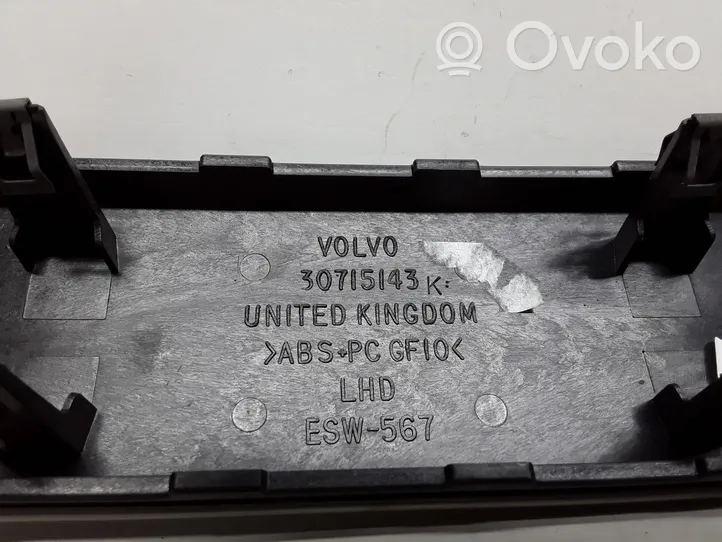 Volvo V70 Griglia di ventilazione centrale cruscotto 30715143