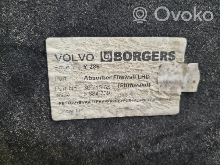 Volvo V70 Osłona termiczna komory silnika 30715651