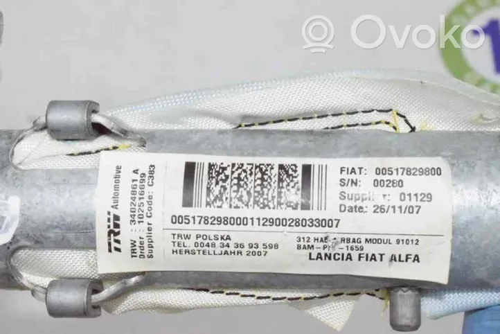 Fiat 500 Cinquecento Airbag de toit 0051782980