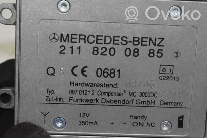 Mercedes-Benz S W221 Amplificateur de son 2118200885